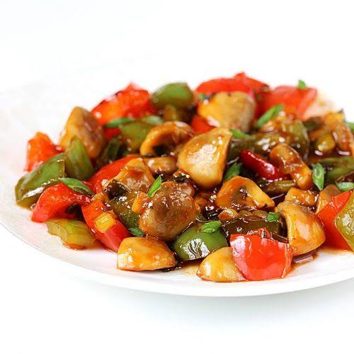 Mushroom chilli